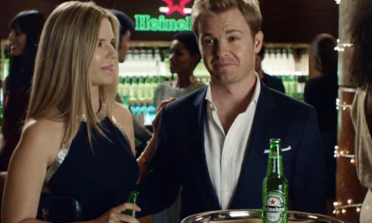 Nico Rosberg hoeft geen Heineken bier